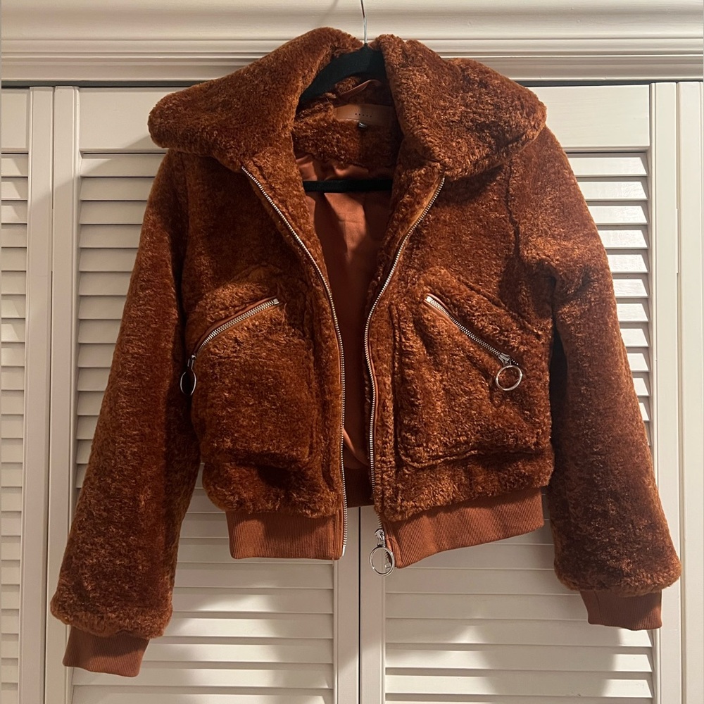 LIKE NEW Blank NYC Brown Cropped Jacket